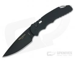 Protech Tactical Response 4 Limited Black DLC CPM-D2 Black Aluminum Automatic TR-4.3