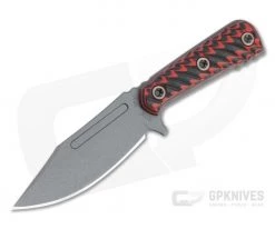 RMJ Tactical UCAP Tungsten Gray Magnacut Black Widow G10 Utility Fixed Blade
