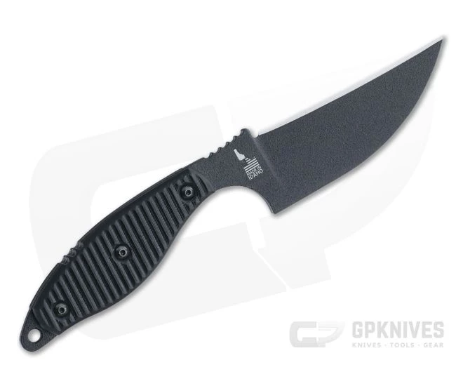 TOPS Knives Unzipper 1095 Black G10 Reverse Edge Pikal Fixed Blade UNZ-01 - Image 3