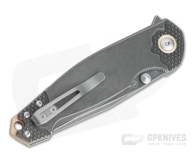 Viper Katla Vox Design 3D Dark Stonewashed Titanium M390 Liner Lock Flipper V5984TI3D - Image 2